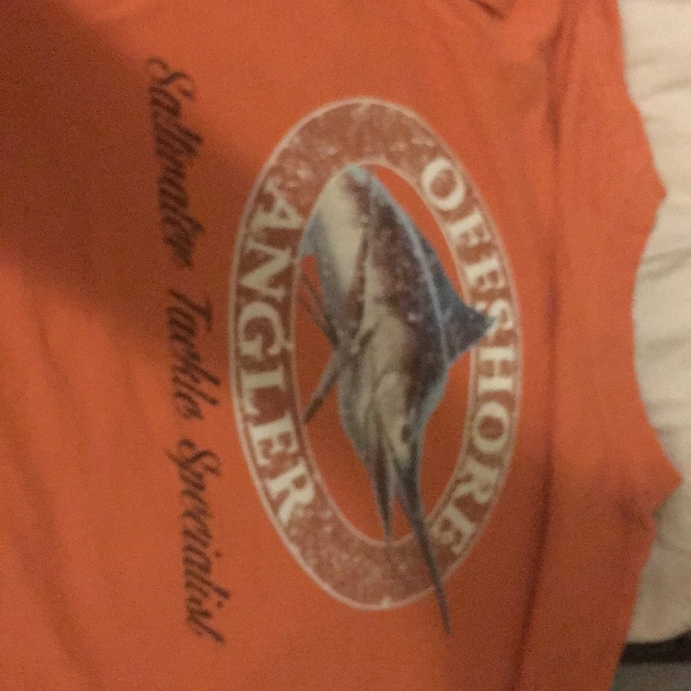 Orange offshore Ranglers long sleeve